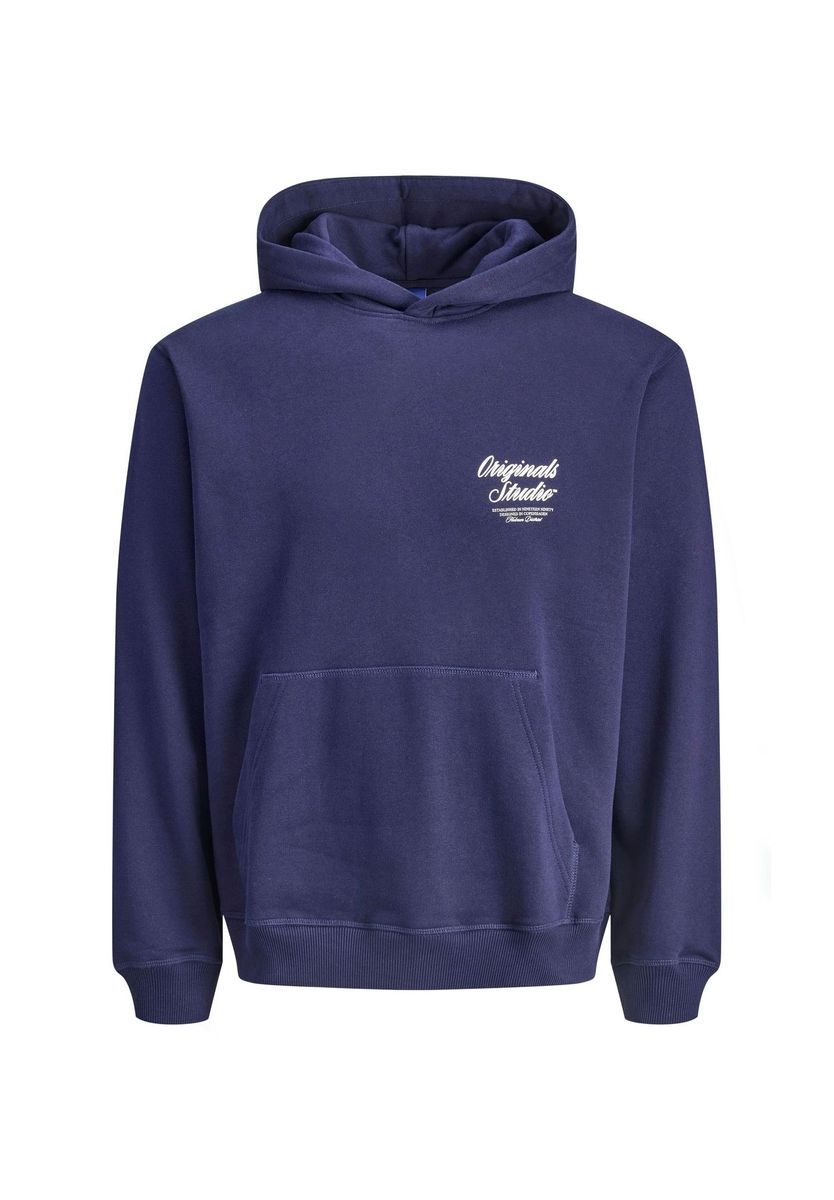 ORIGINALS by JACK & JONES Hoodie, Kängurutasche, für Herren, blau, L