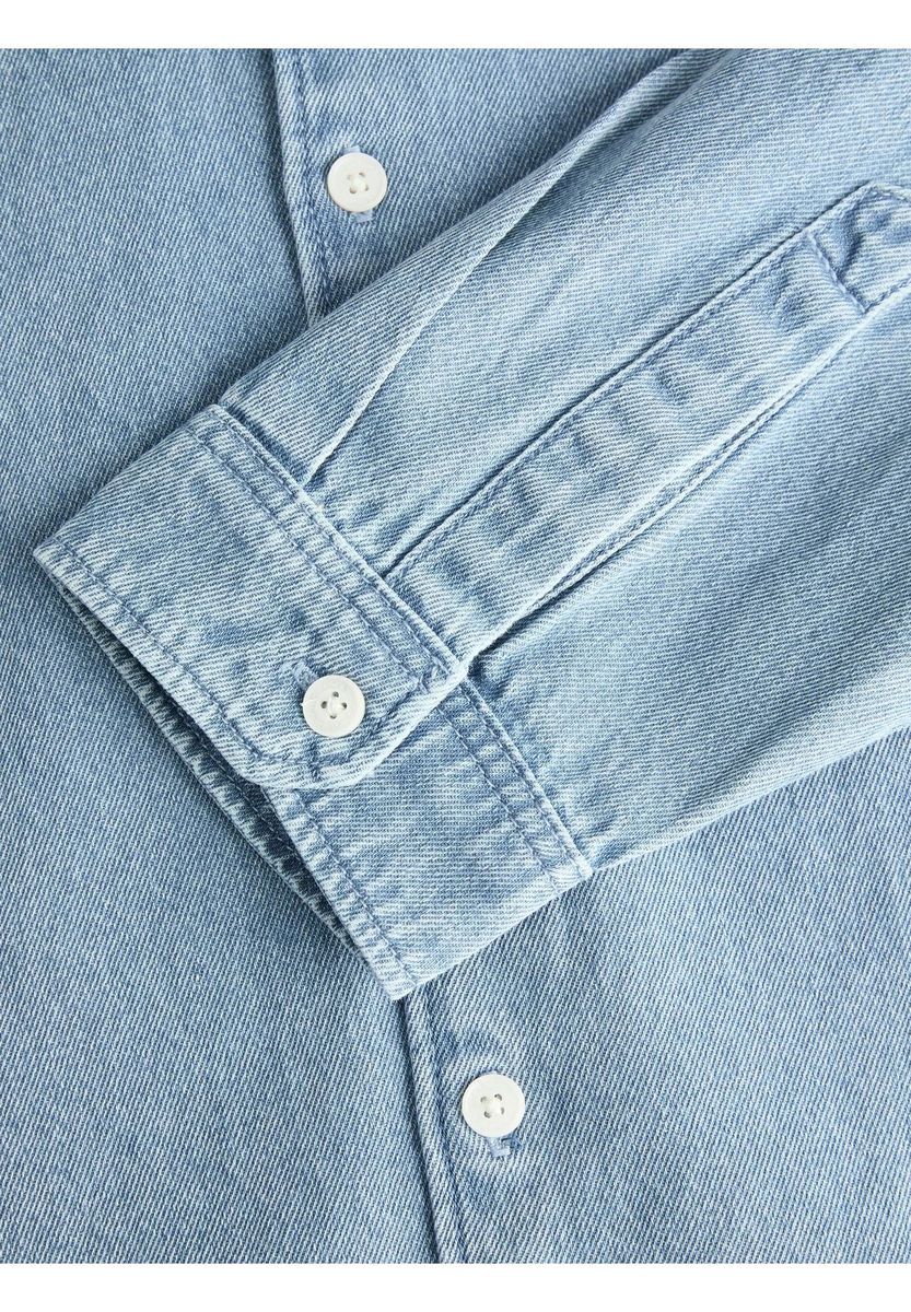 ORIGINALS by JACK & JONES Jeanshemd "Jorno", Langarm, Kent-Kragen, für Herren, blau, L