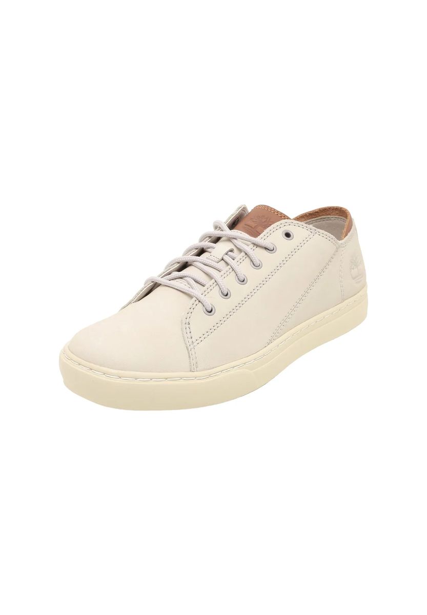 Flacher Nubukleder Sneaker