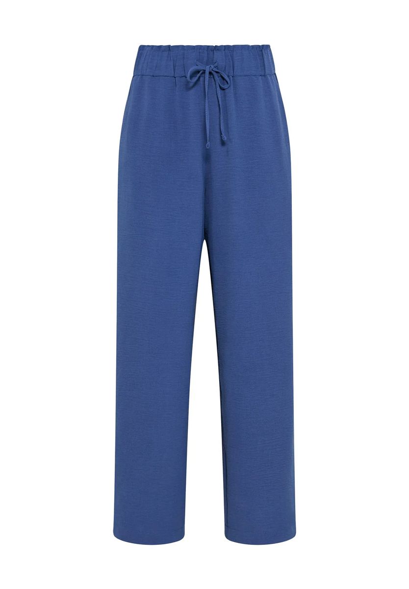 Stoffhose mit Kordelzug und Gummibund