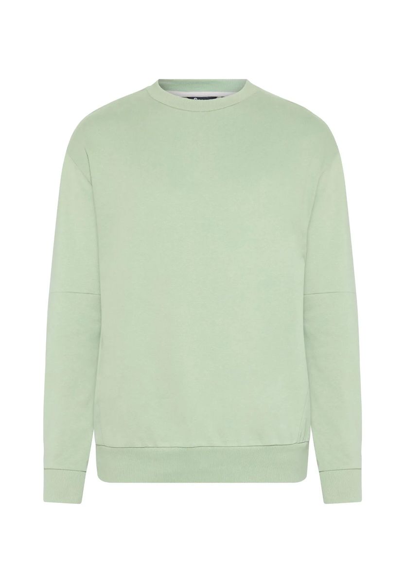 Lässiges Rundhals-Sweatshirt mit Nahtdetail
