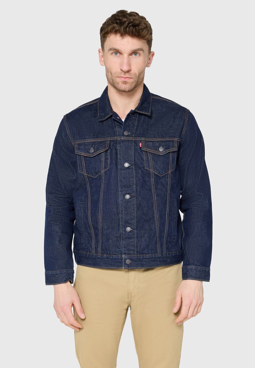 Klassische Denim Trucker-Jacke
