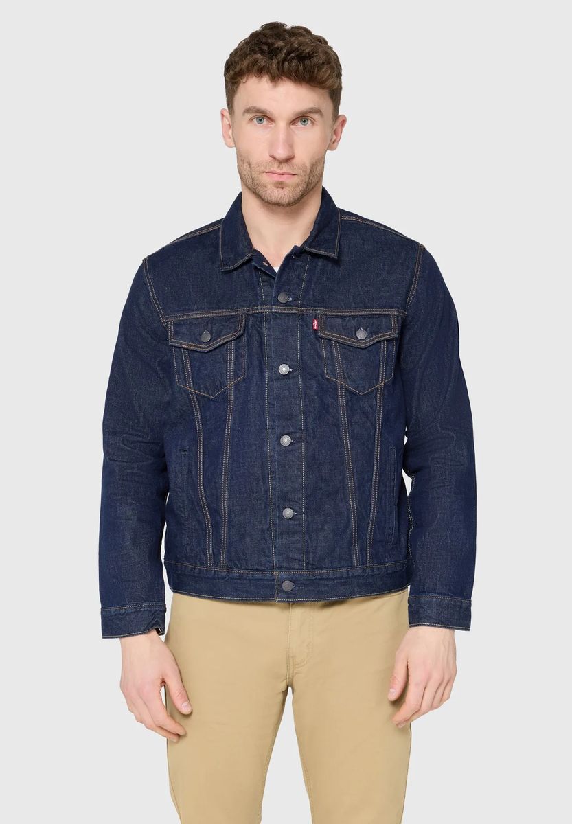 Klassische Denim Trucker-Jacke