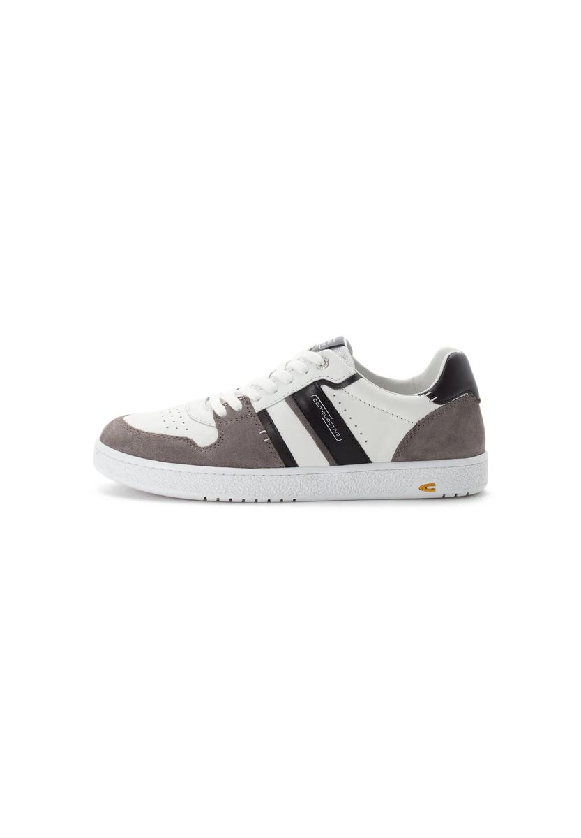 Urbane Leder-Sneaker mit Multi-Panel-Design