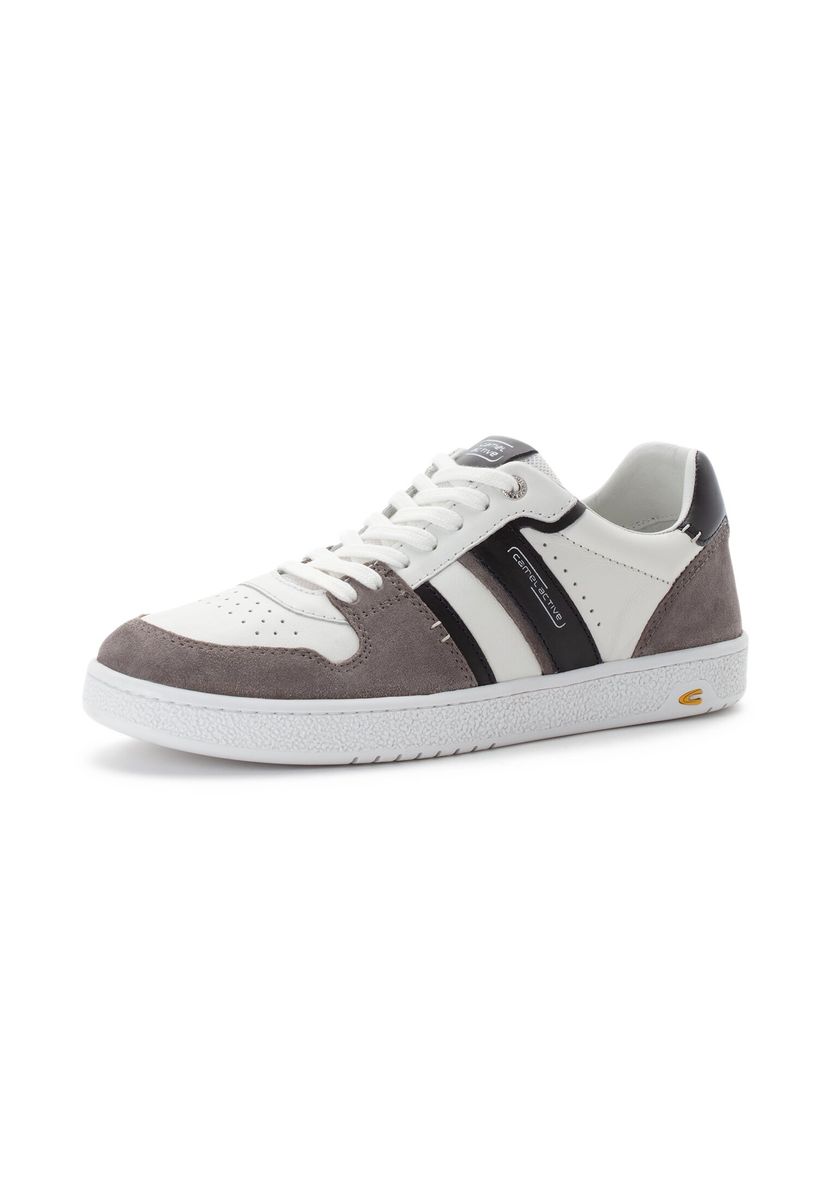 Urbane Leder-Sneaker mit Multi-Panel-Design