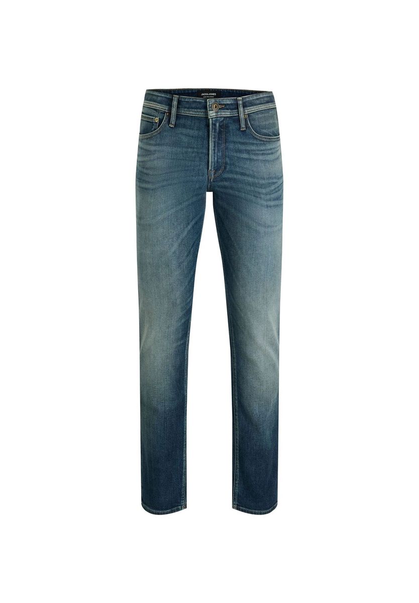 Klassische Straight-Fit Jeans mit Used-Look