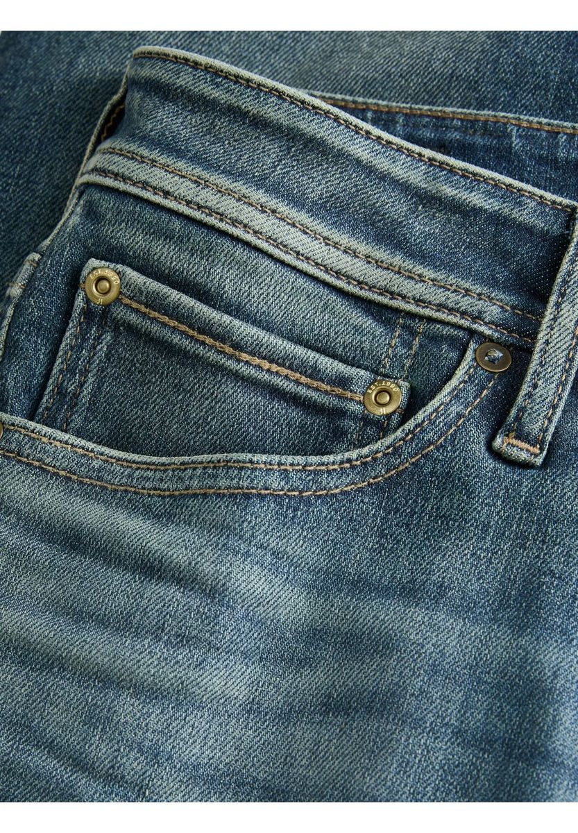 Klassische Straight-Fit Jeans mit Used-Look