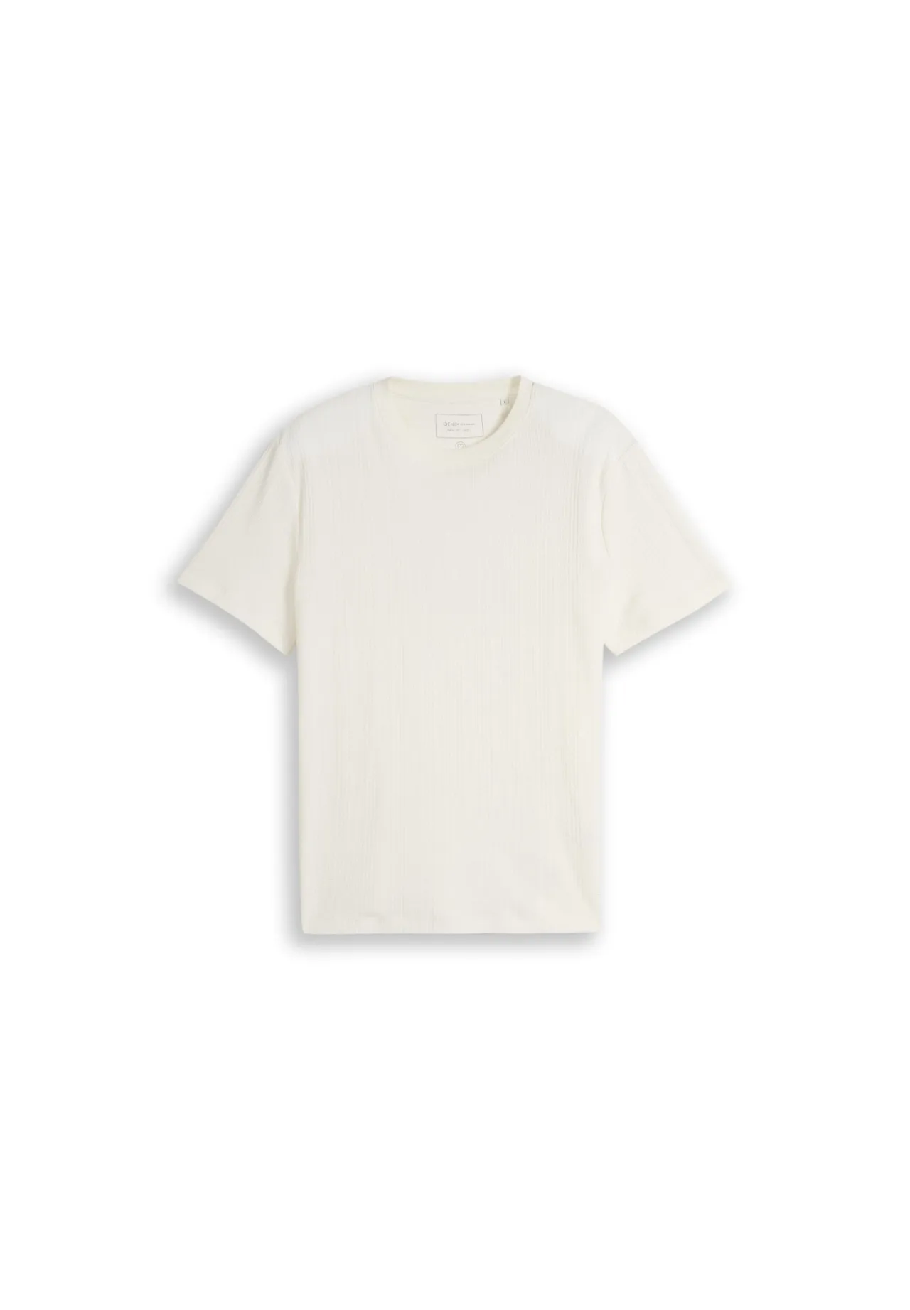 Geripptes T-Shirt aus Baumwolle