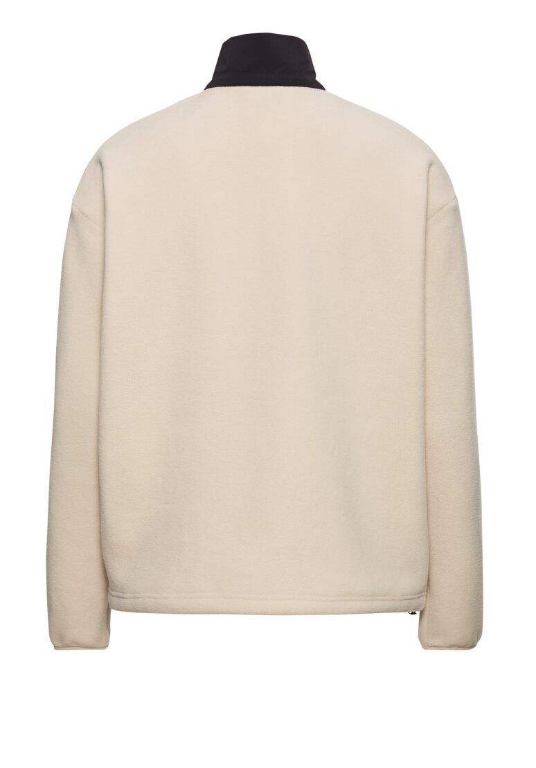 Fleece-Pullover mit Druckknöpfen