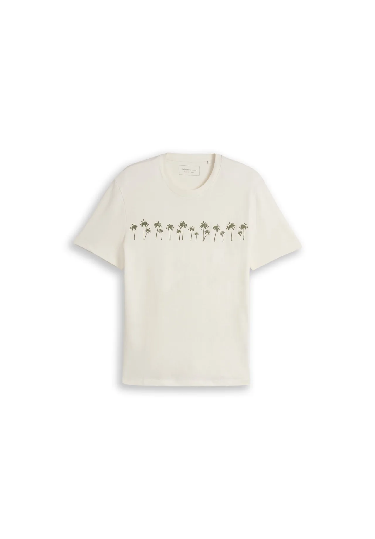 Lockeres T-Shirt mit Palmen-Grafik