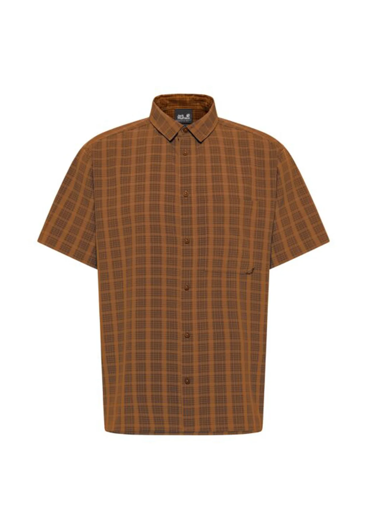 Kariertes Kurzarm-Outdoorhemd