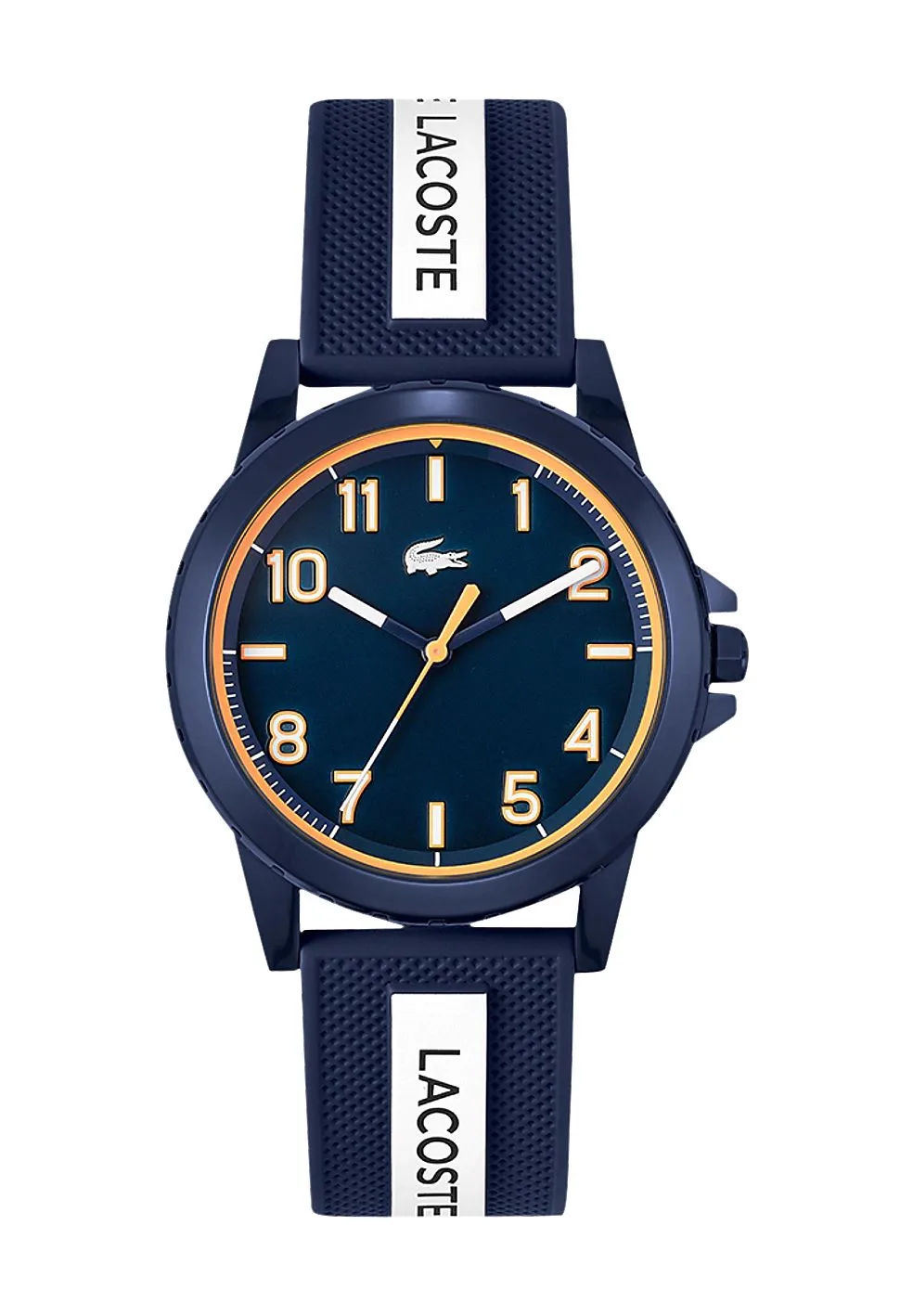 Sportliche Silikonarmbanduhr mit Logo-Details