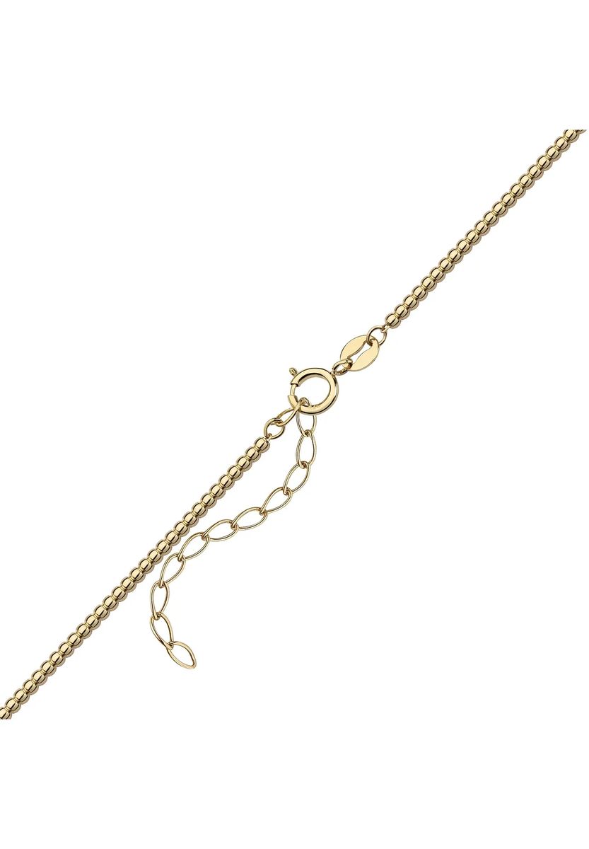 Elegante Kugelkette aus 375er Gelbgold