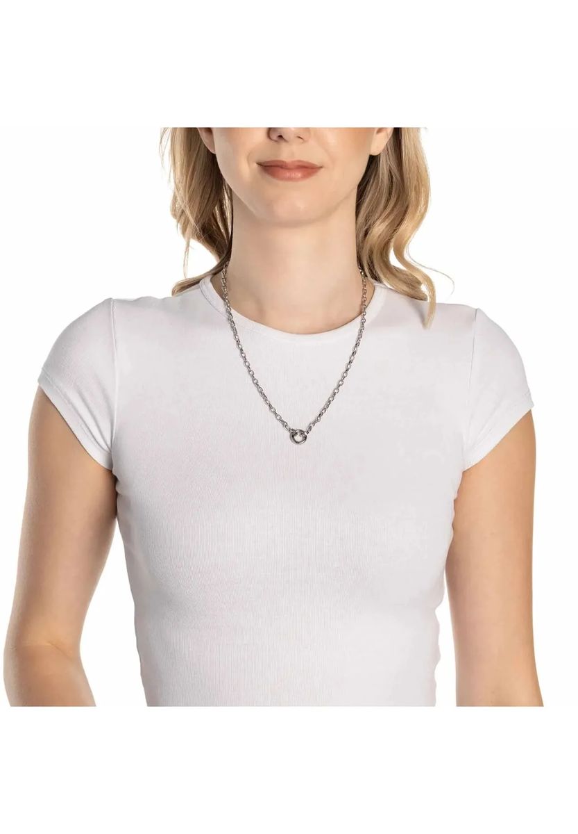 Minimalistische Ankerkette mit Ringanhänger