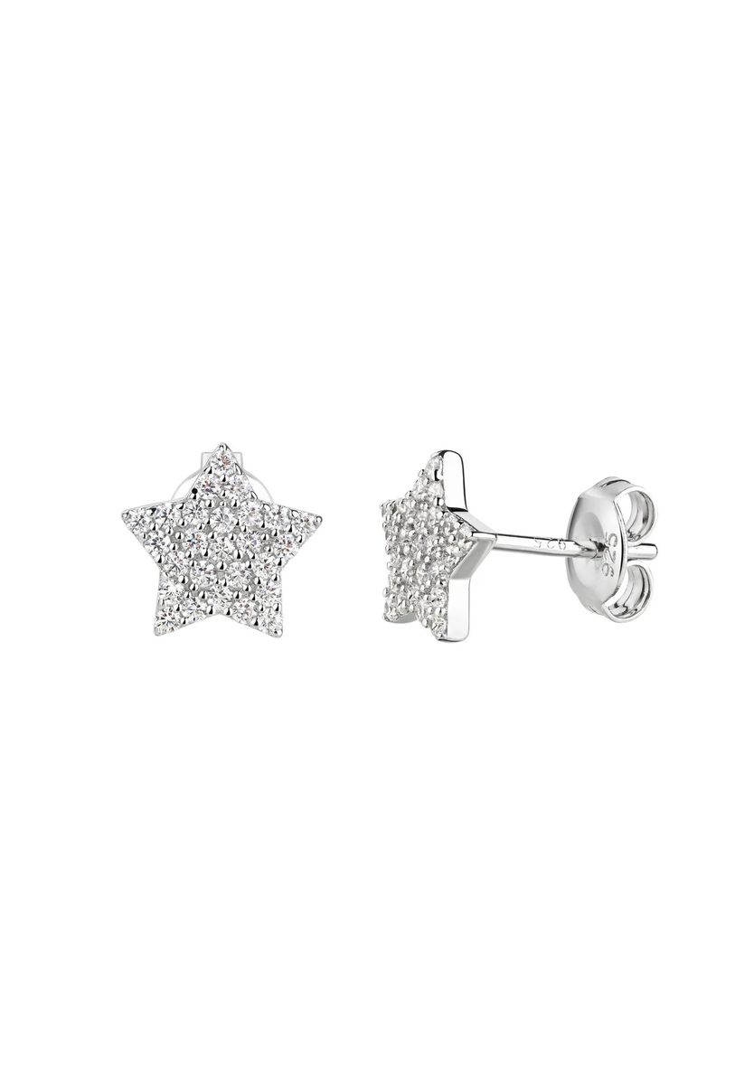 Elegante Stern-Ohrstecker Silber