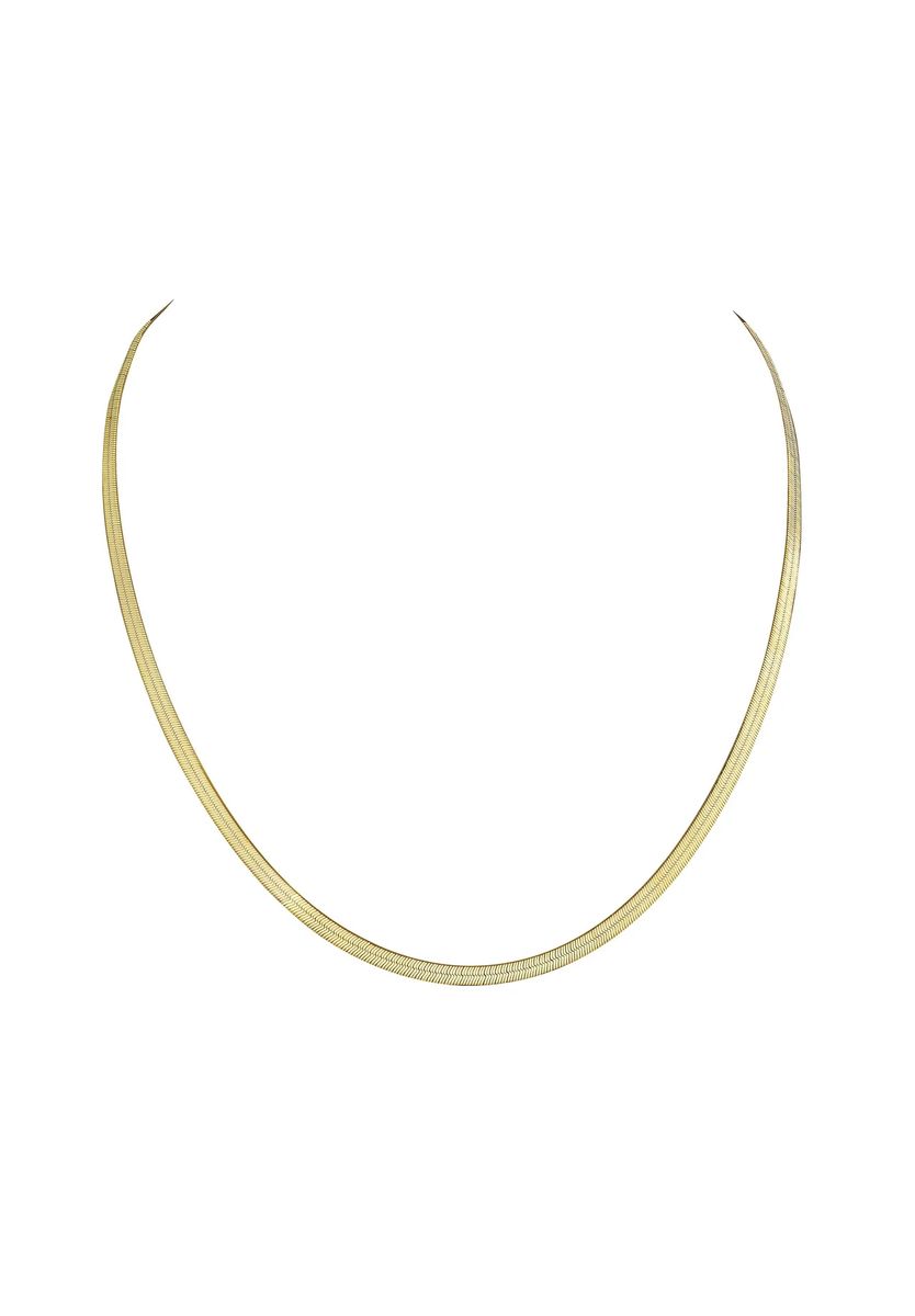 Elegante flache Schlangenkette