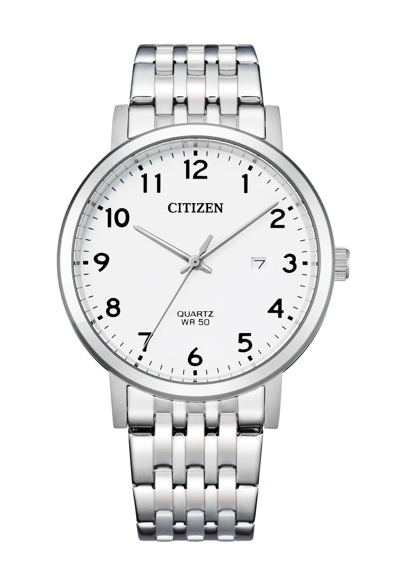 Klassische minimalistische Uhr mit arabischen Ziffern