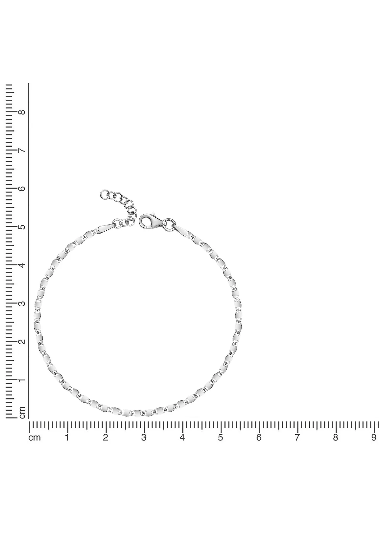 Filigranes Gliederkettenarmband aus Sterlingsilber