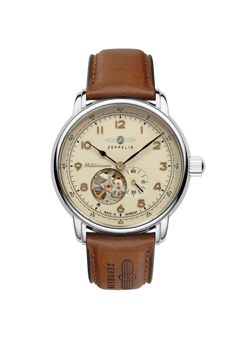 Vintage Automatik-Uhr mit offener Unruh