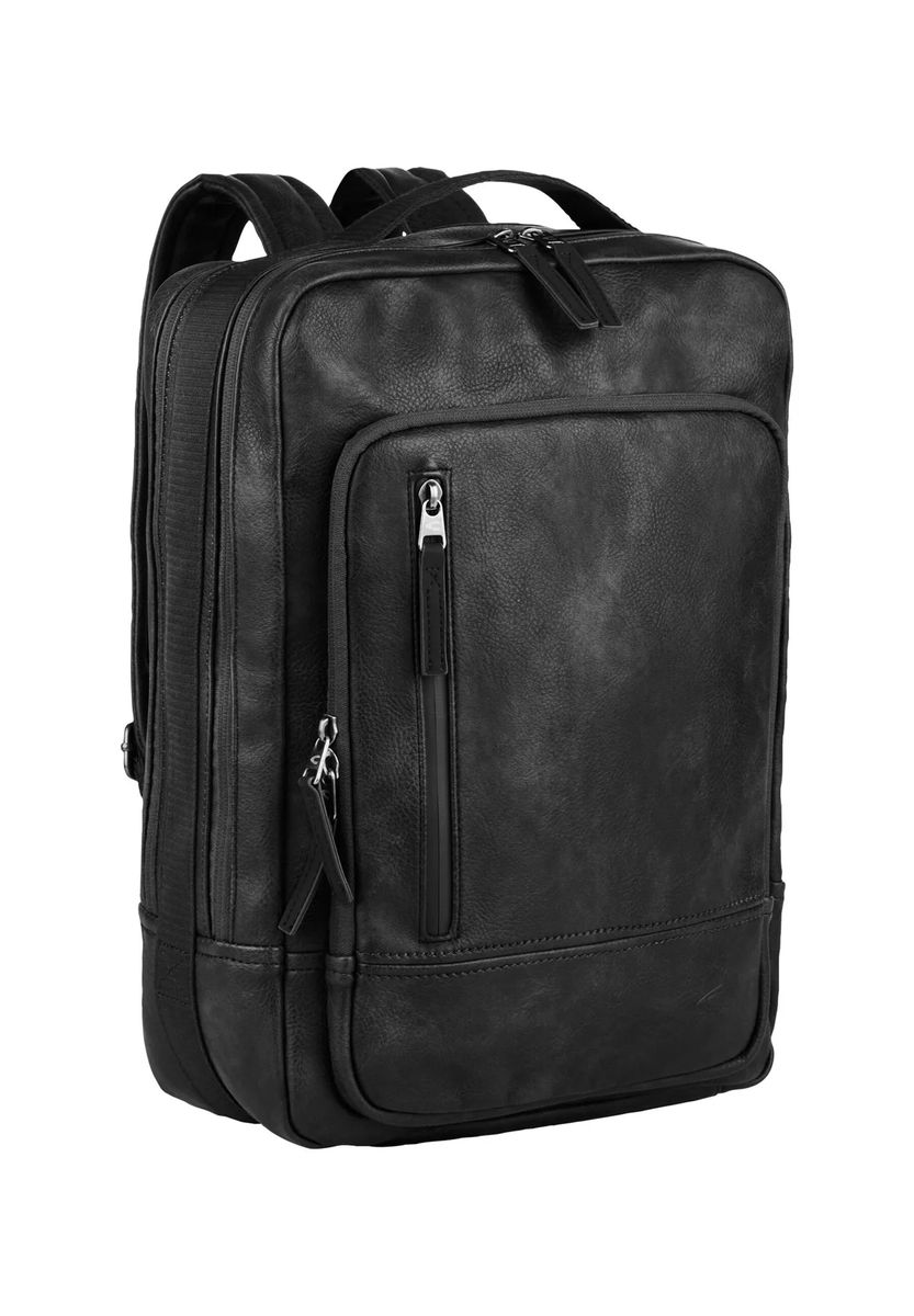 Eleganter Leder-Laptop-Rucksack