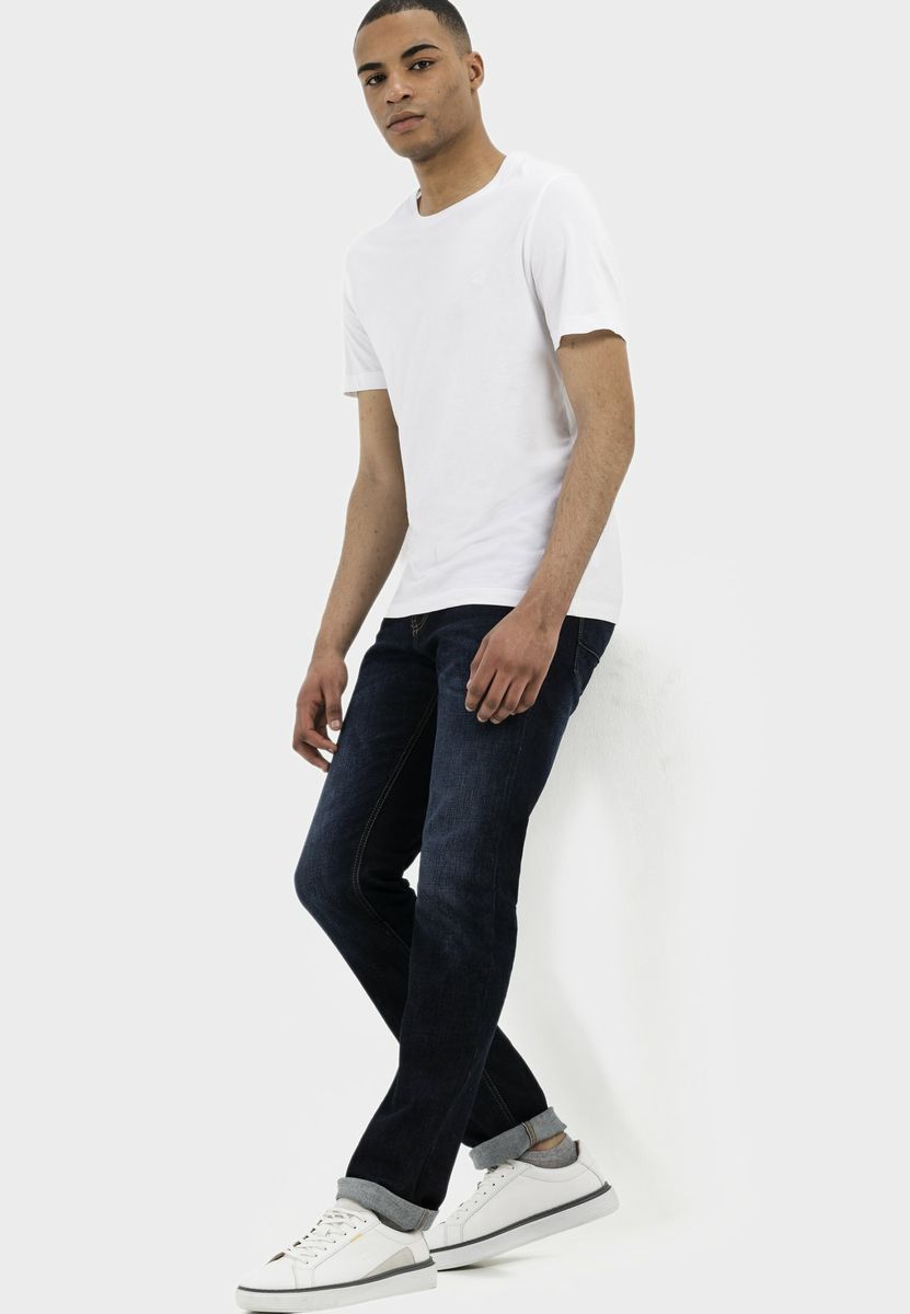 Klassische Regular Fit Denim-Jeans