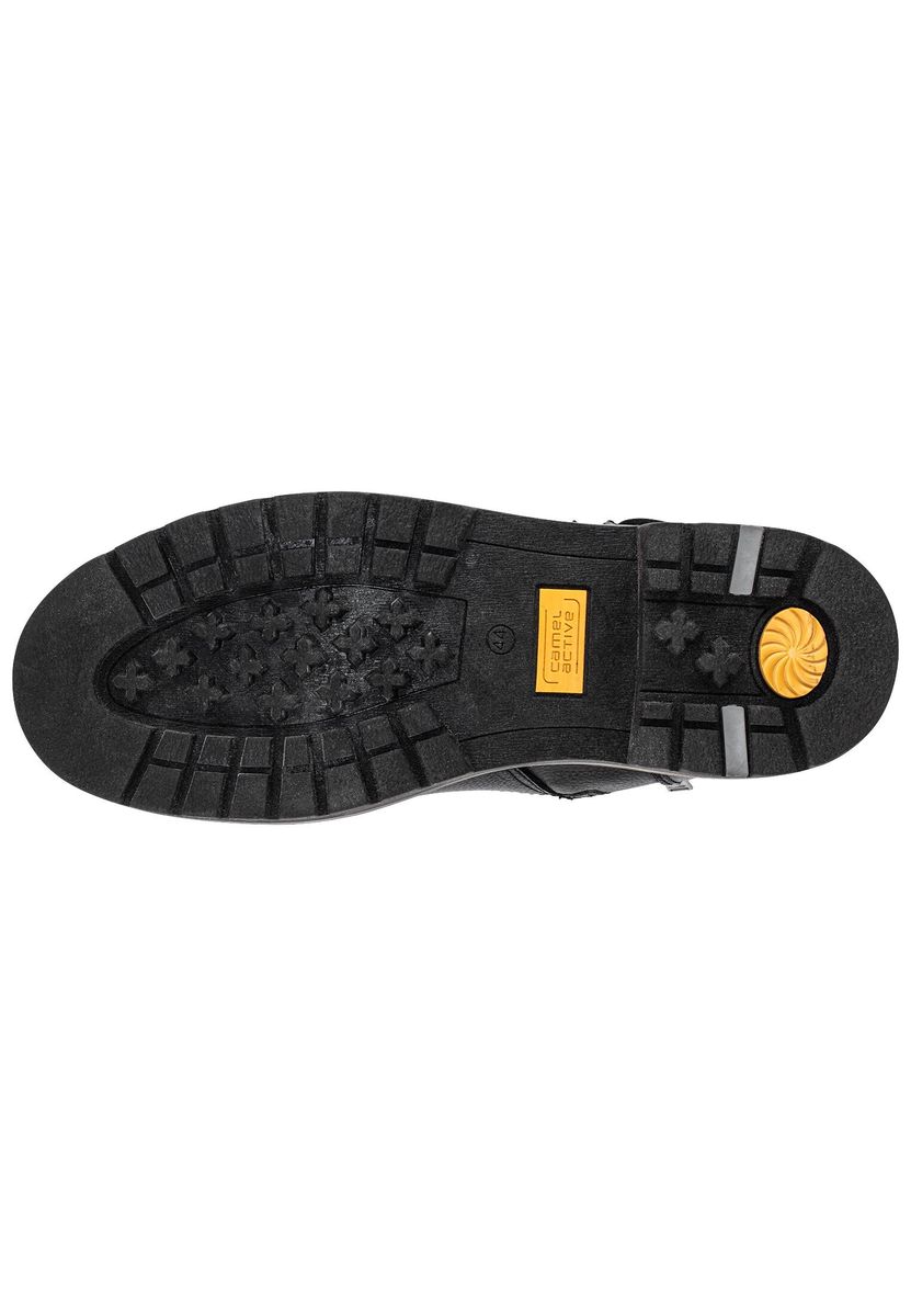 Robuste Leder-Schnürstiefeletten