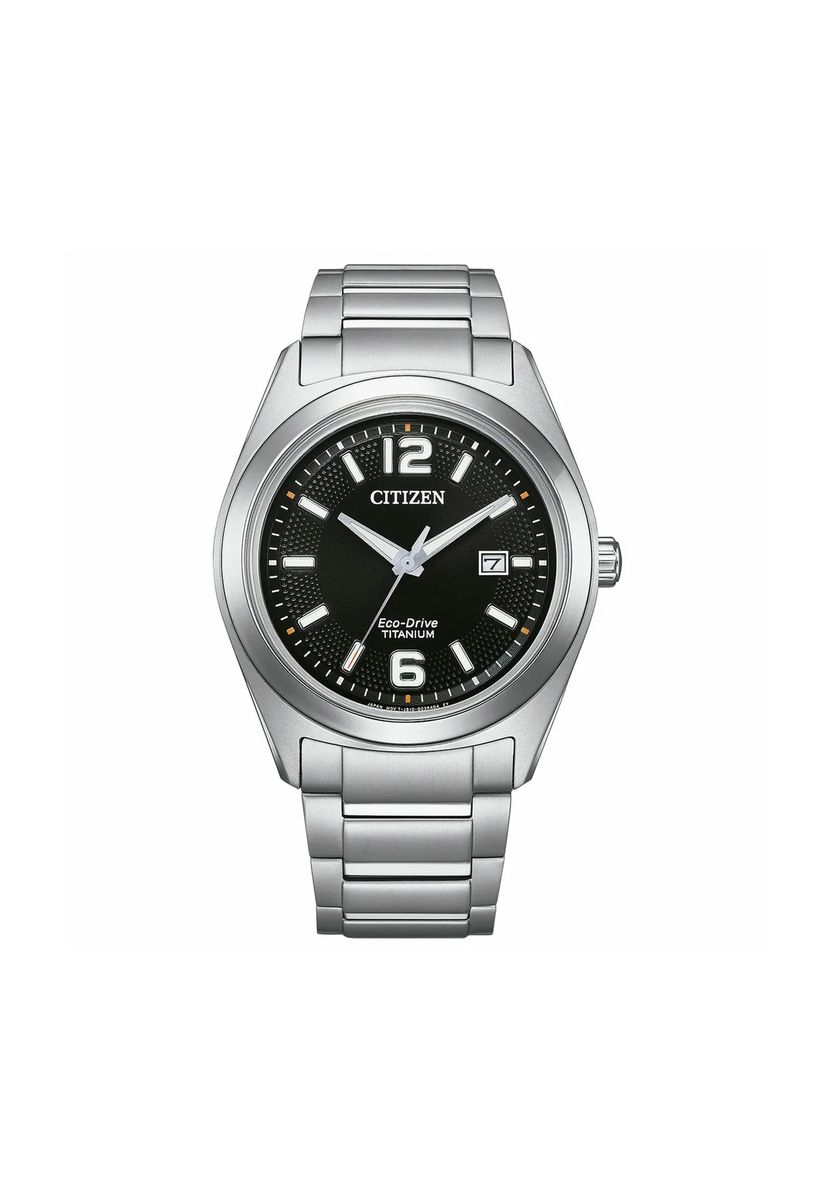Klassische Titan-Solar-Armbanduhr