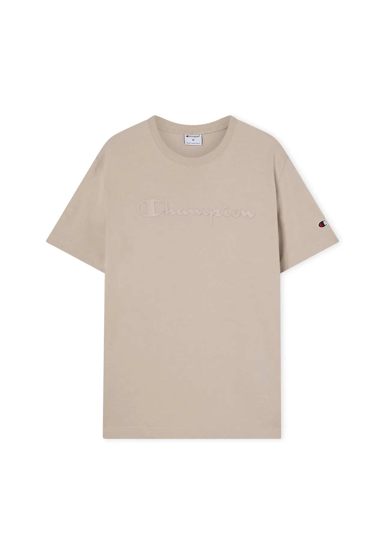 Baumwoll-T-Shirt mit geprägtem Logo