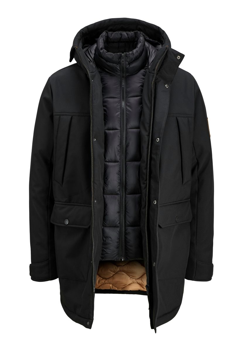 Funktionaler Parka im Lagenlook