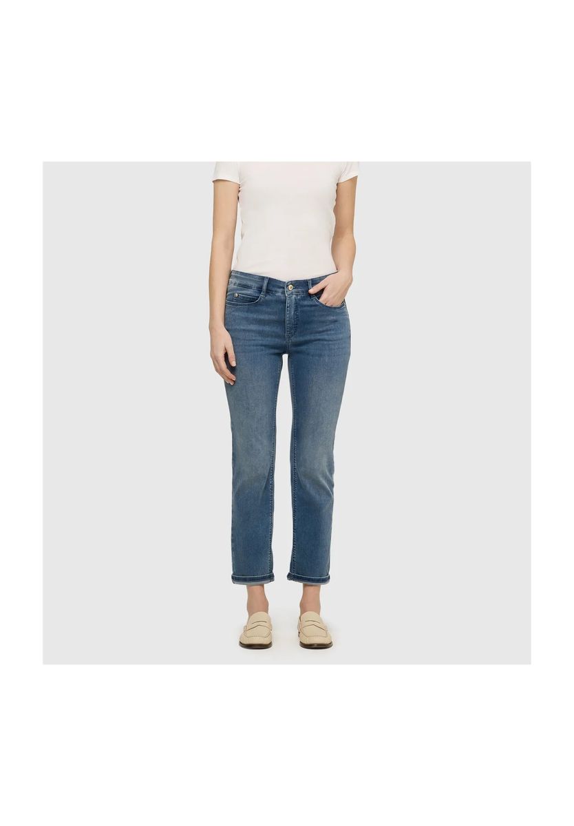 Shaping-Jeans mit geradem Bein