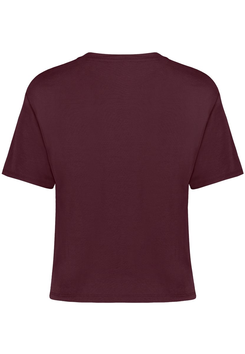 Elegantes Top mit Brosche und Drapierung