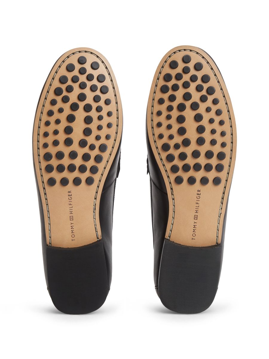 Klassische Penny Loafer aus Kunstleder