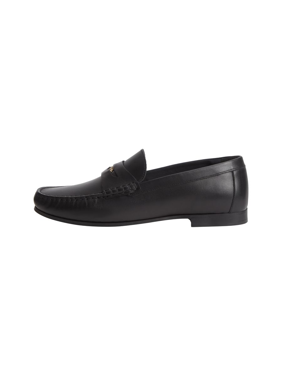 Klassische Penny Loafer aus Kunstleder