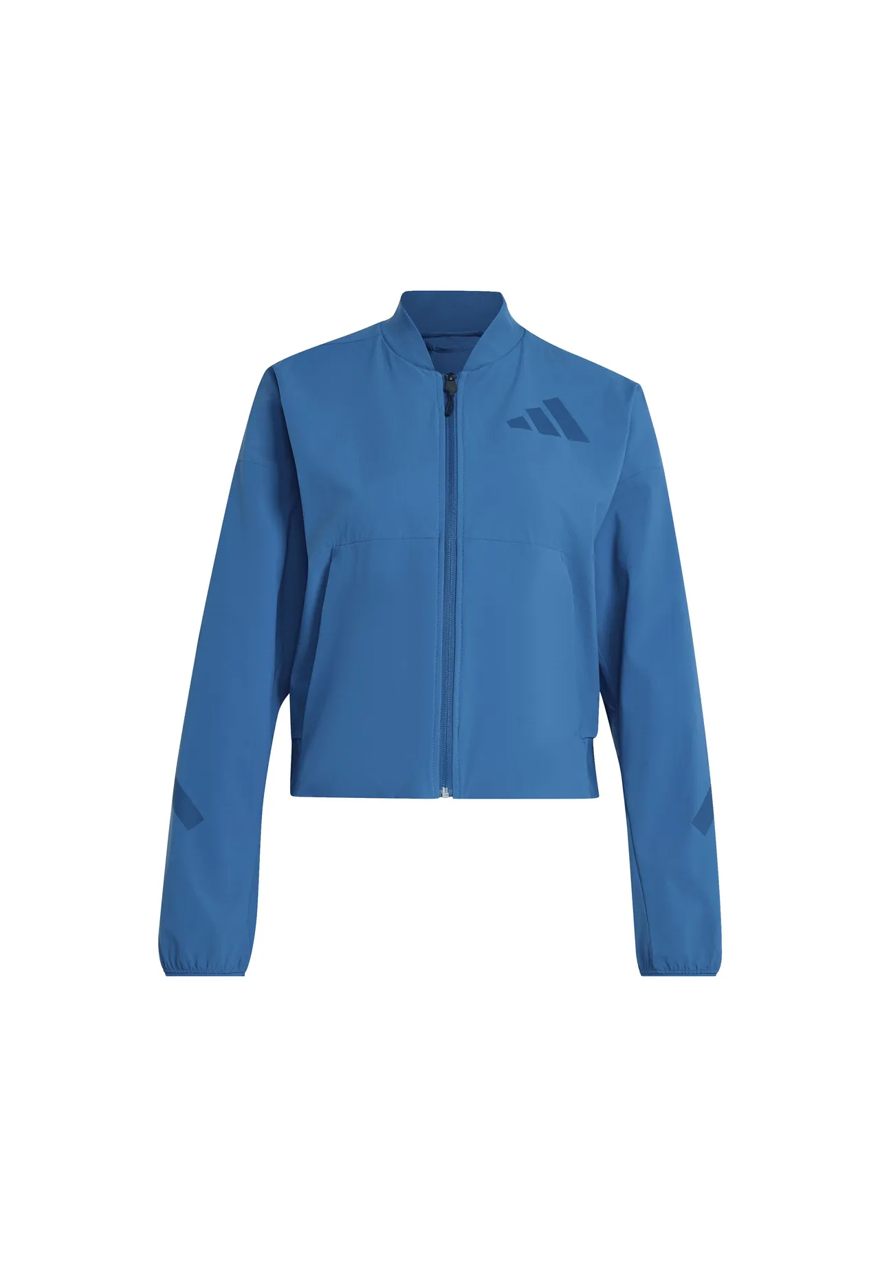 Minimalistische kastige funktionale Reißverschlussjacke