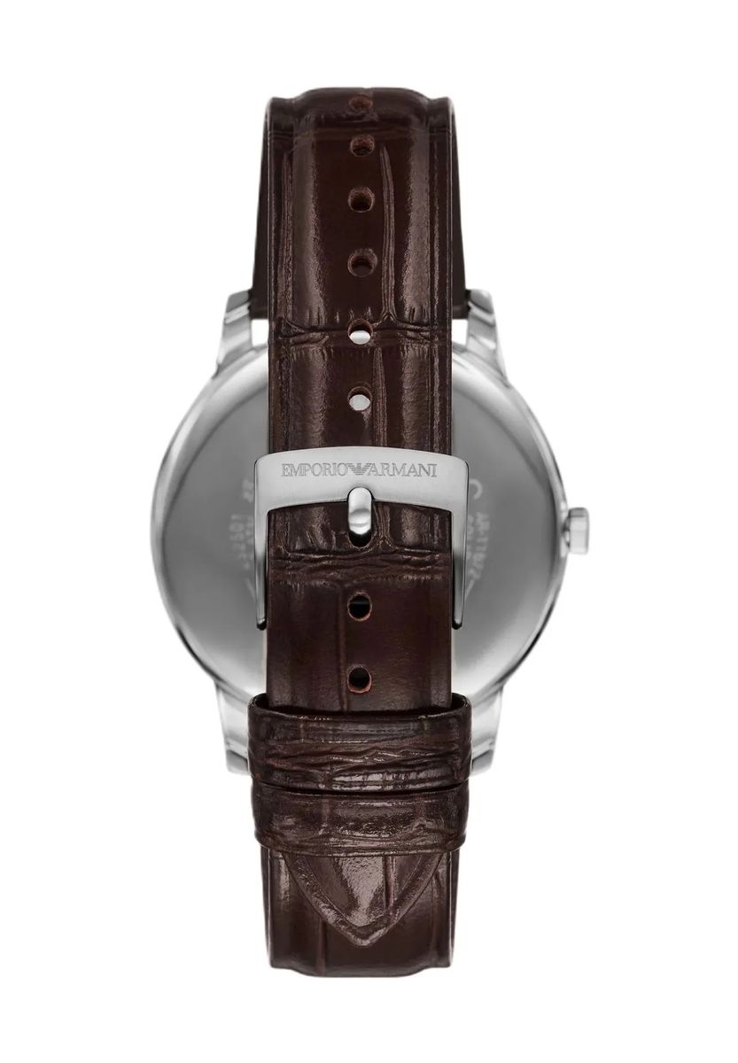 Elegante Edelstahl-Armbanduhr