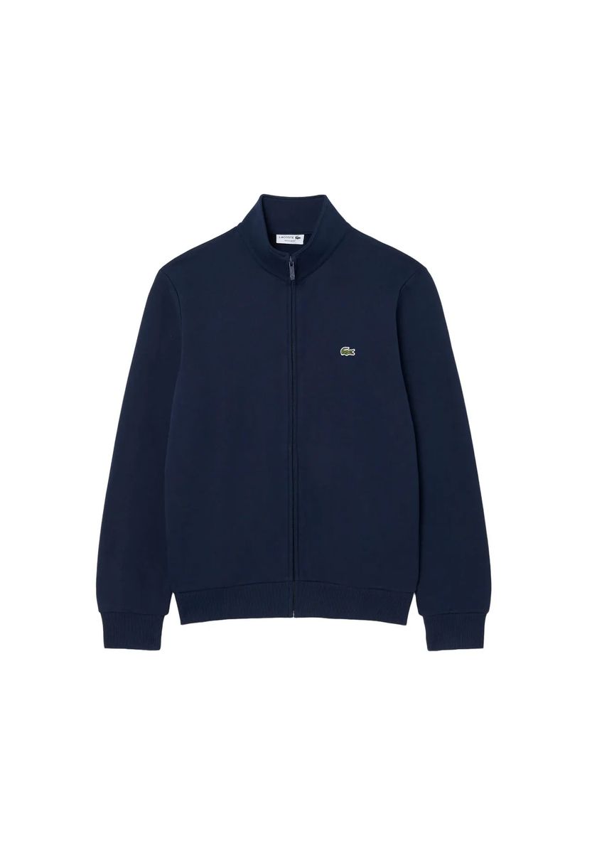 Sweatjacke mit Reißverschluss und Stehkragen