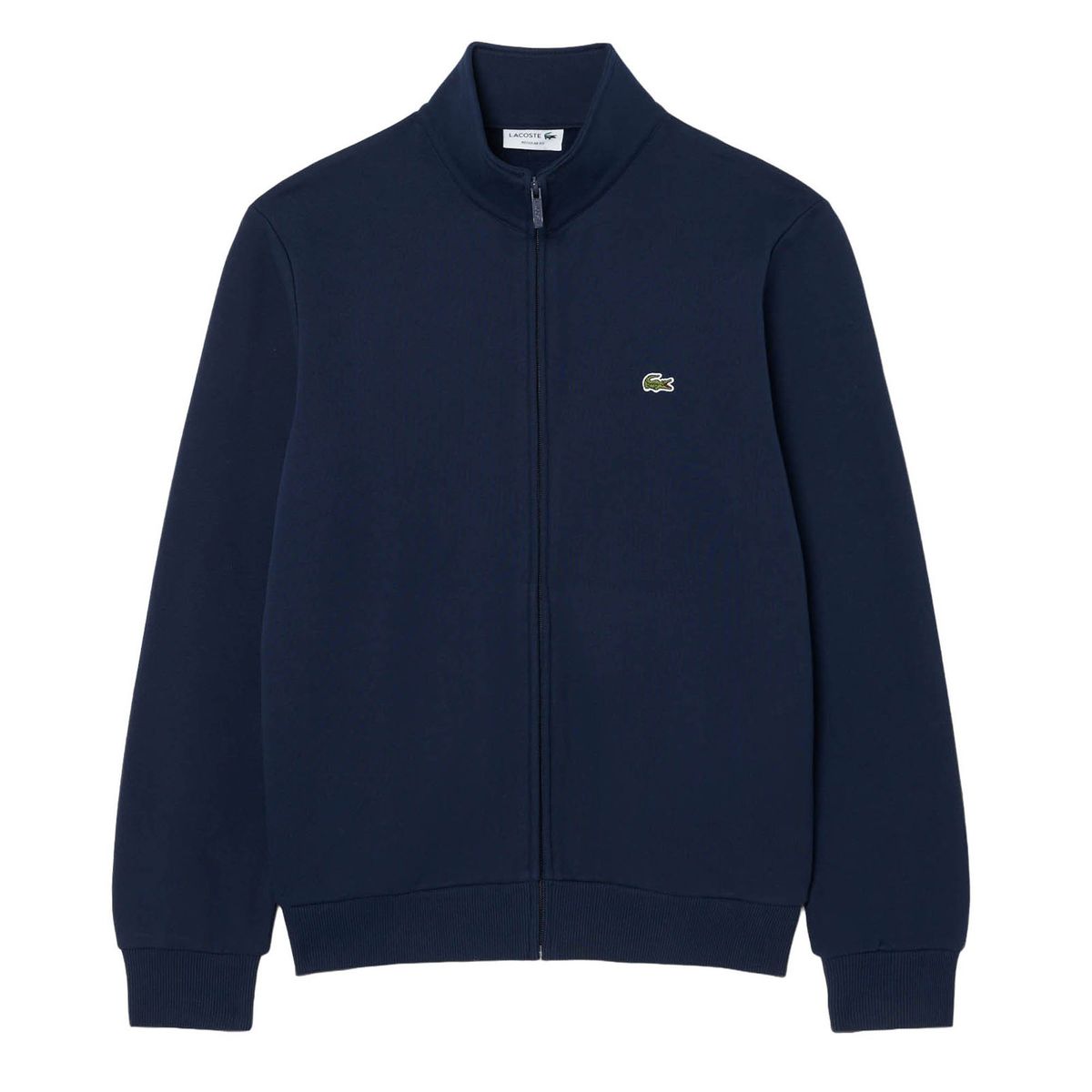 Sweatjacke mit Reißverschluss und Stehkragen