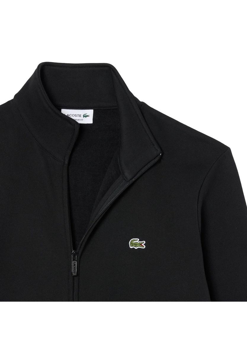 Klassische Sweatjacke mit Stehkragen