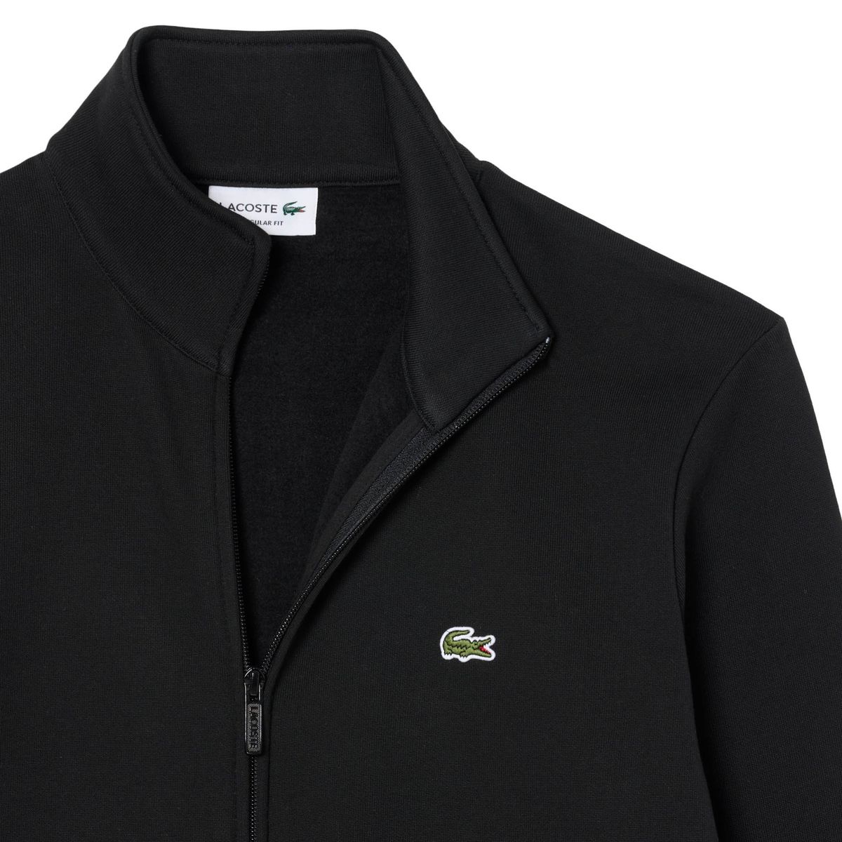 Klassische Sweatjacke mit Stehkragen