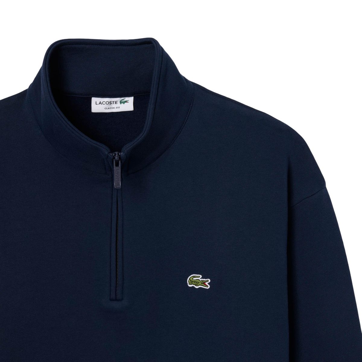 Sweatshirt mit Viertelreißverschluss
