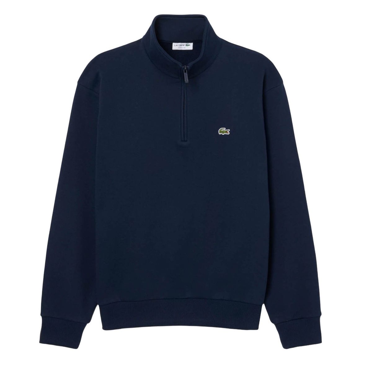 Sweatshirt mit Viertelreißverschluss