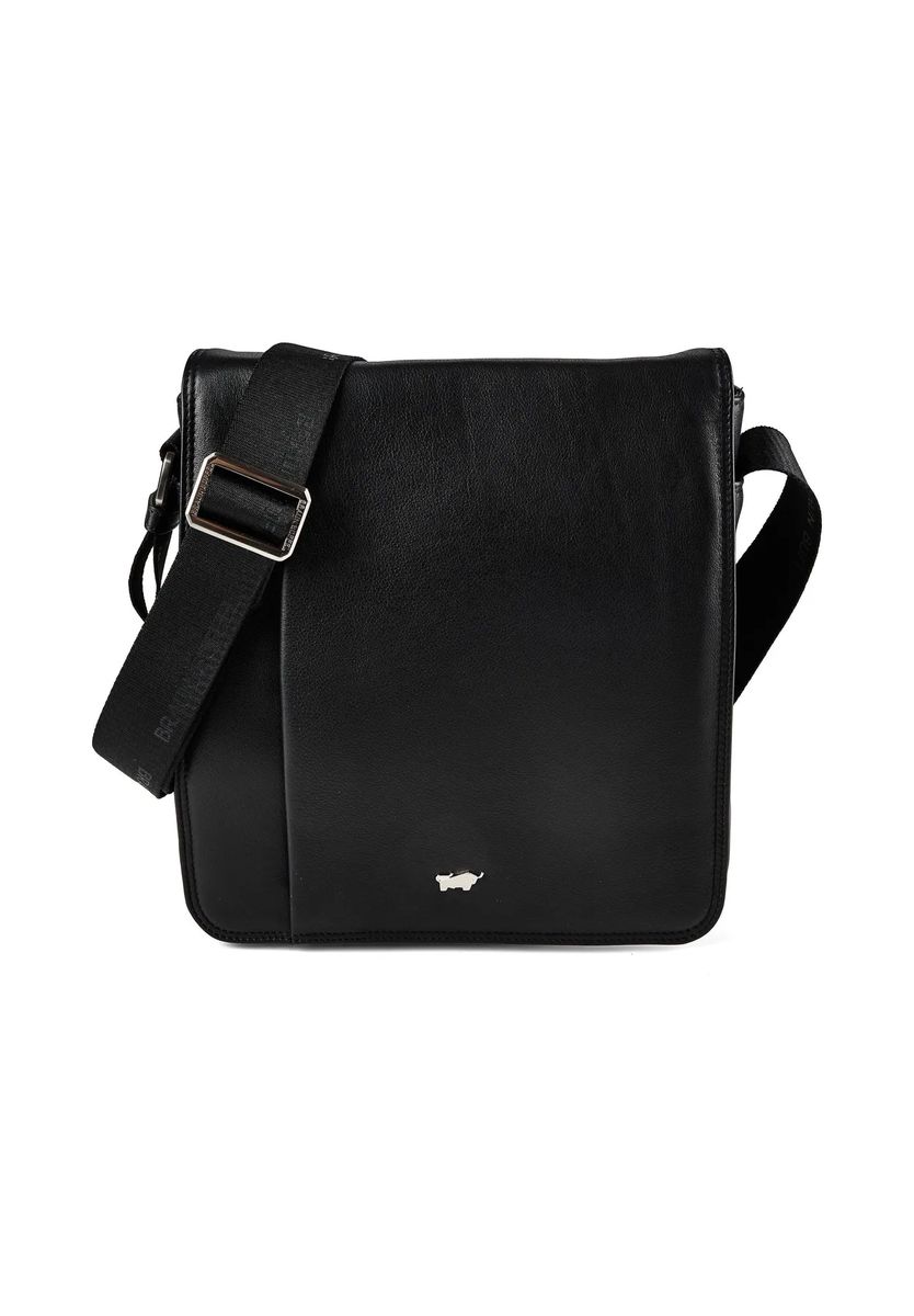 Messenger-Tasche aus genarbtem Leder