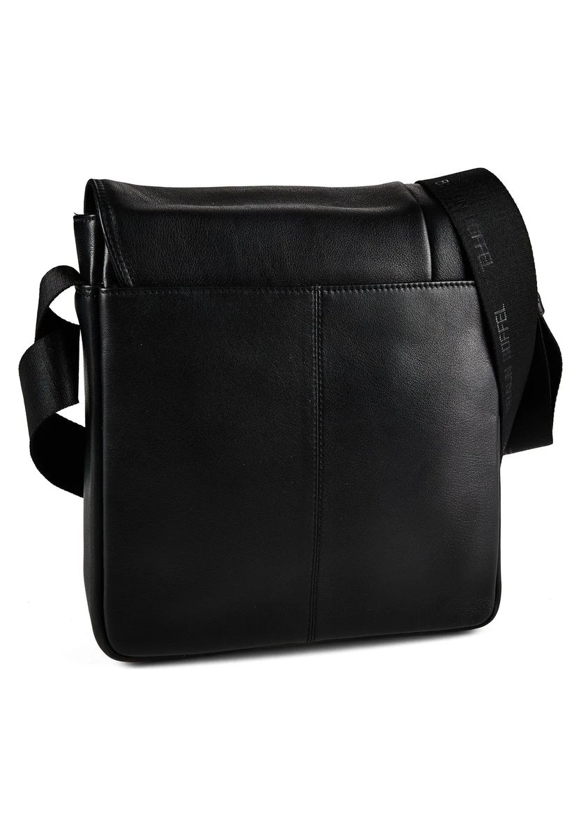Messenger-Tasche aus genarbtem Leder