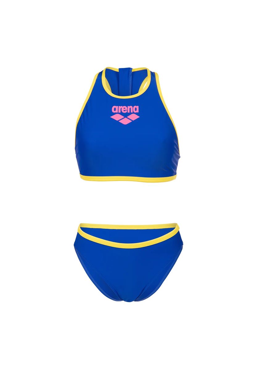 Sportlicher Bustier-Bikini mit Paspelierung
