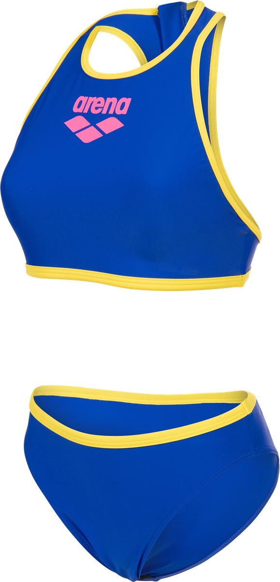 Sportlicher Bustier-Bikini mit Paspelierung