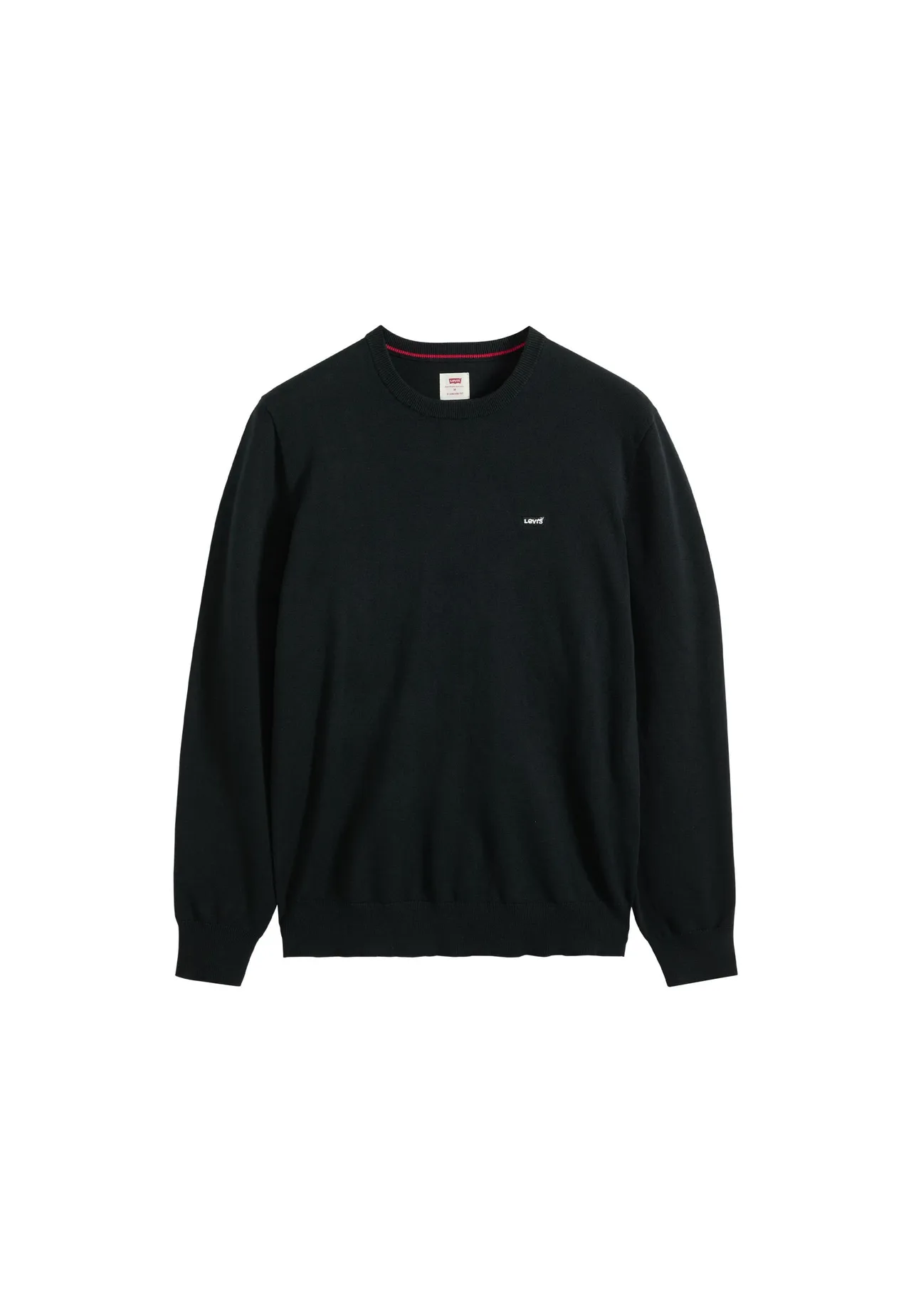 Klassischer Feinstrick-Pullover mit Rundhalsausschnitt