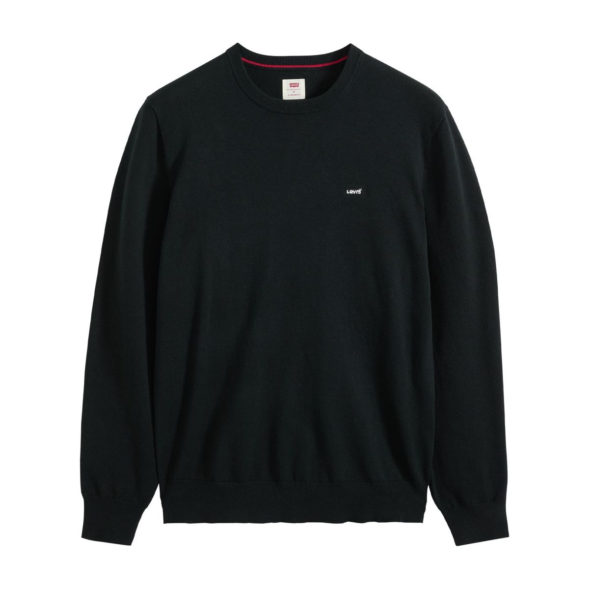 Klassischer Feinstrick-Pullover mit Rundhalsausschnitt