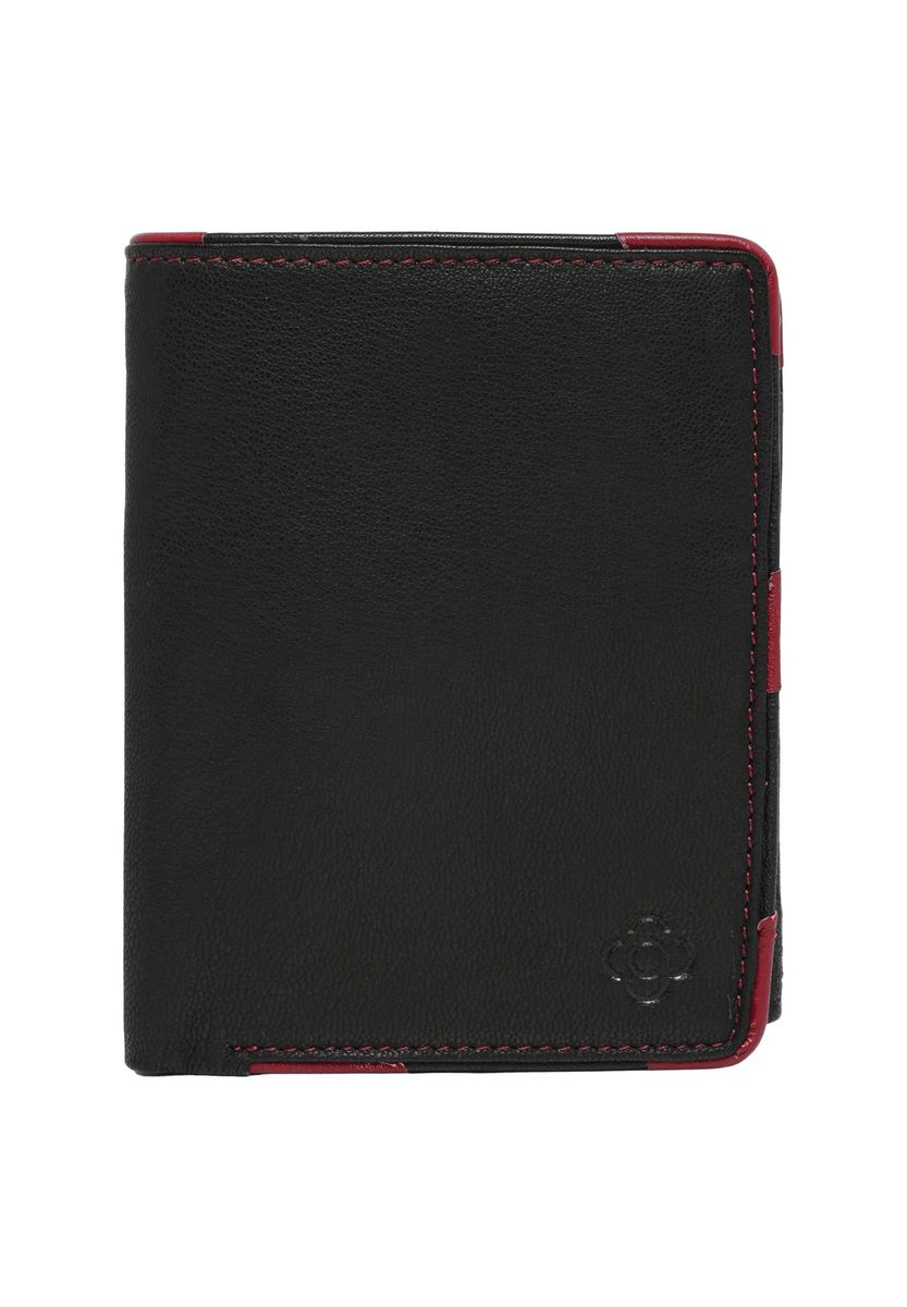 Klassische Lederbrieftasche mit RFID-Schutz