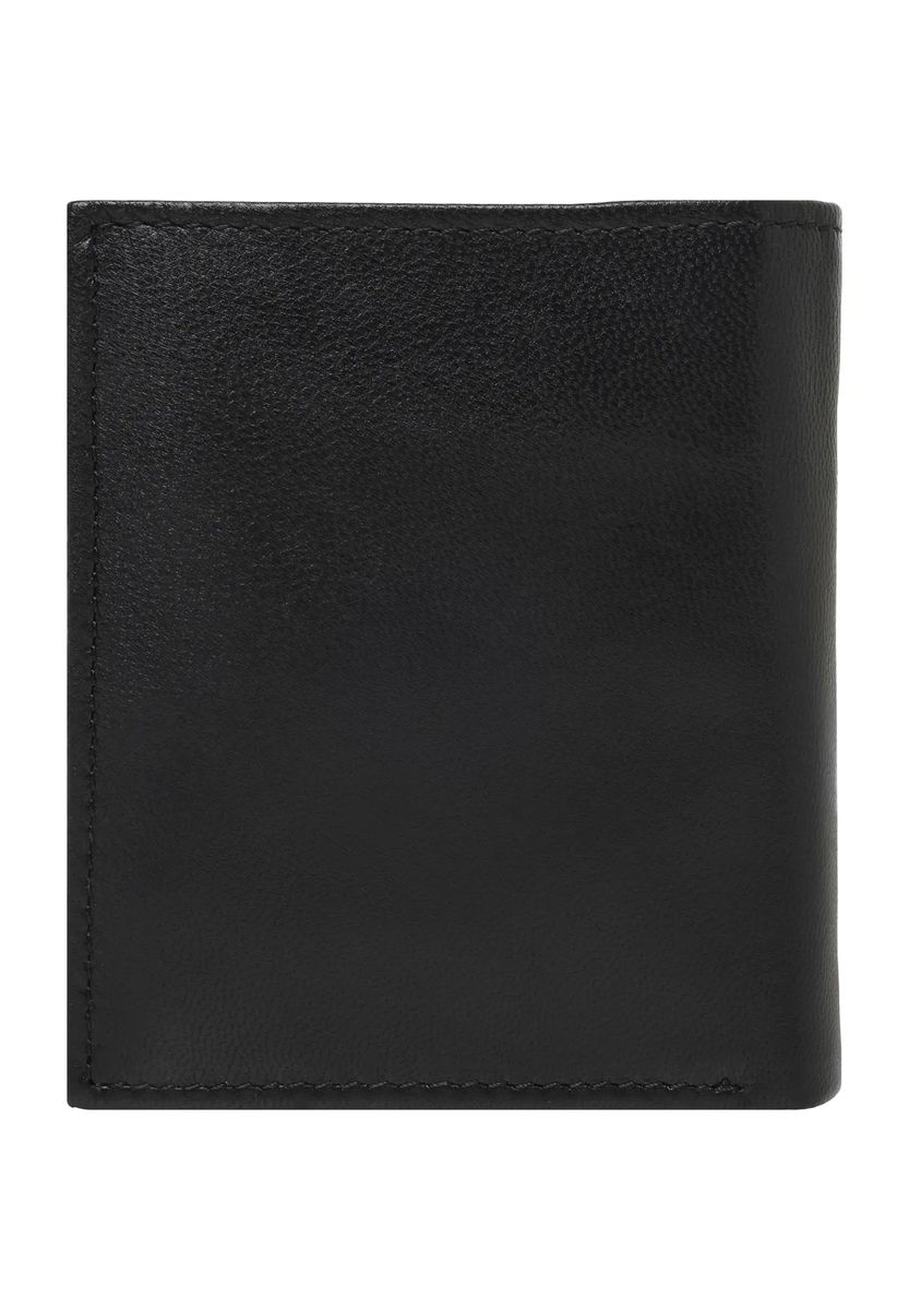 Klassische Lederbrieftasche mit Emblem
