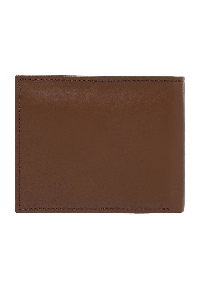 Minimalistische Bifold-Lederbrieftasche